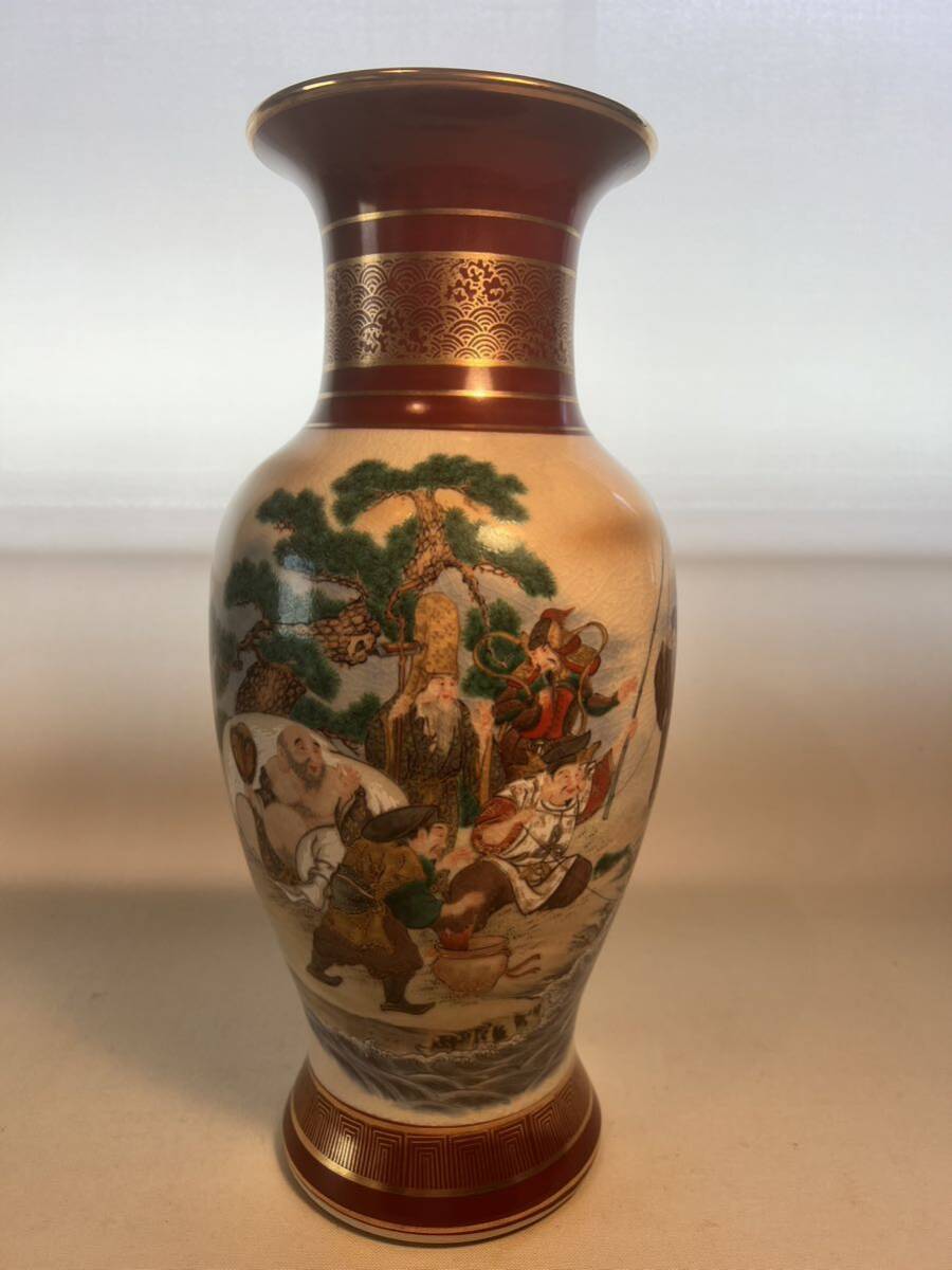 豪華 壷 九谷焼 七福人 61cm 豪華 壷 九谷焼 七福人 61cm