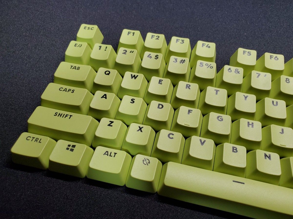 logicool g715 オーロラコレクション キーキャップ Geen Flash