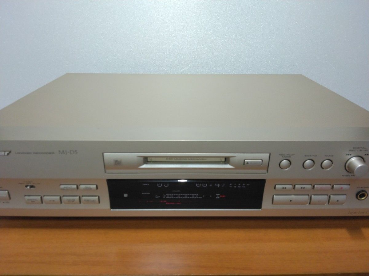 p*4様 Pioneer MJ-D5MDデッキ シルバー p*4様 Pioneer MJ-D5MD