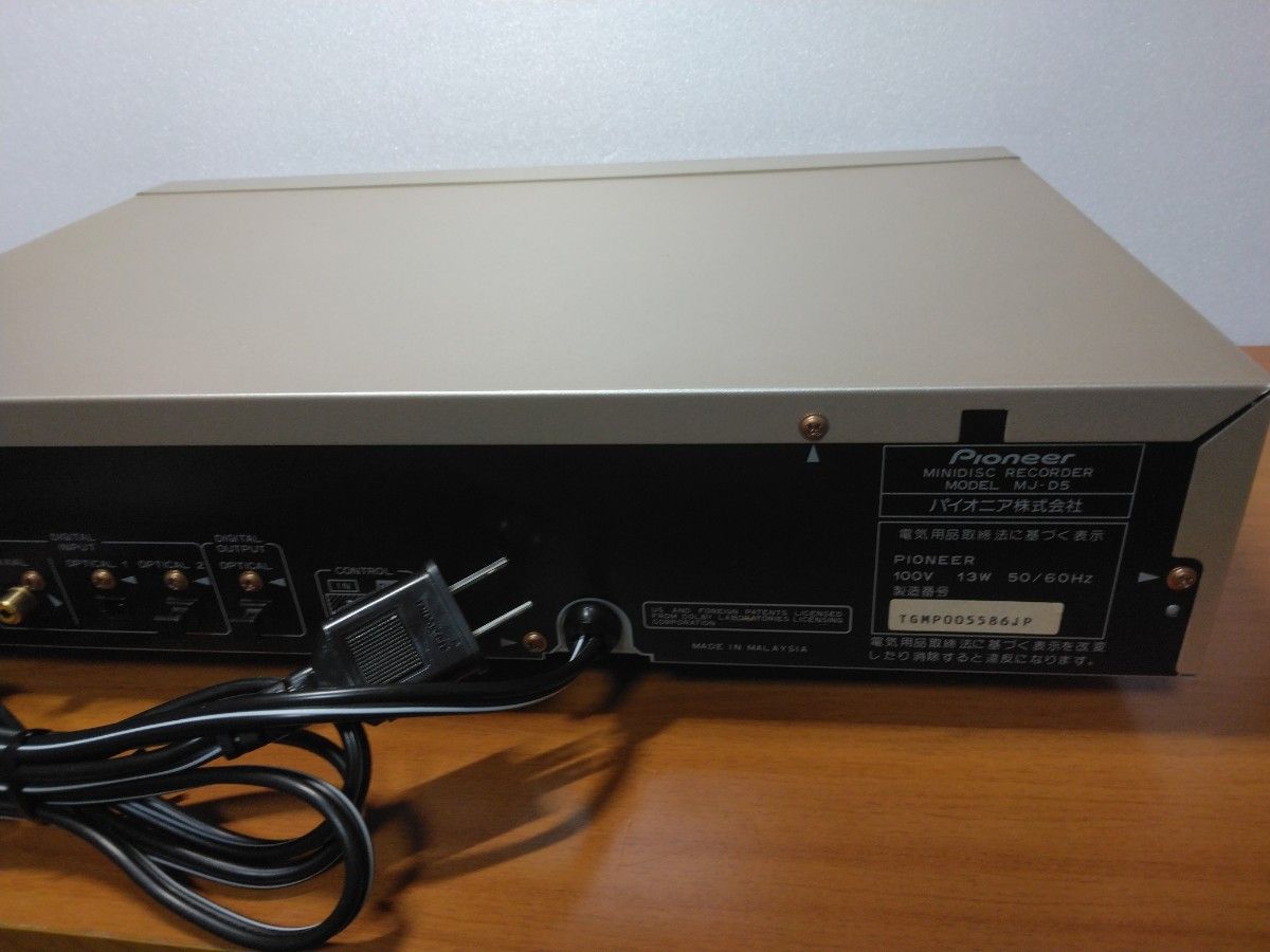 p*4様 Pioneer MJ-D5MDデッキ シルバー p*4様 Pioneer MJ-D5MDデッキ