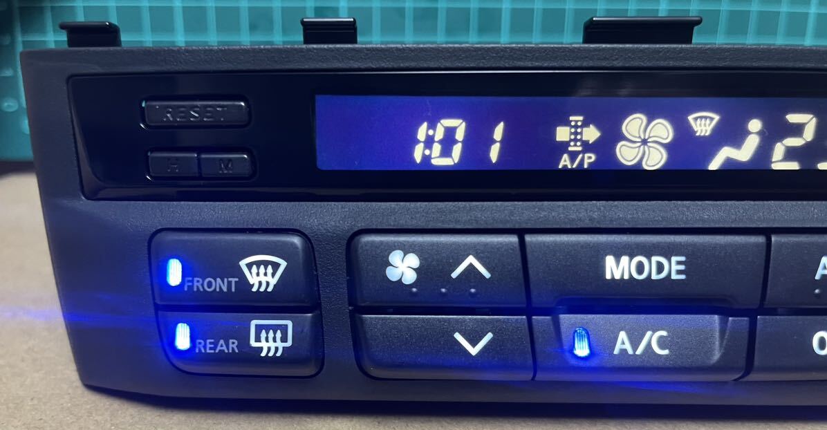 R34 スカイライン エアコン パネル ユニット 前期型 カスタム品 ( hr34