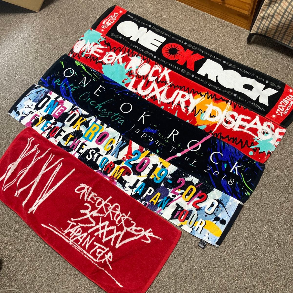 ONE OK ROCK タオル 5枚セット｜Yahoo!フリマ（旧PayPayフリマ）