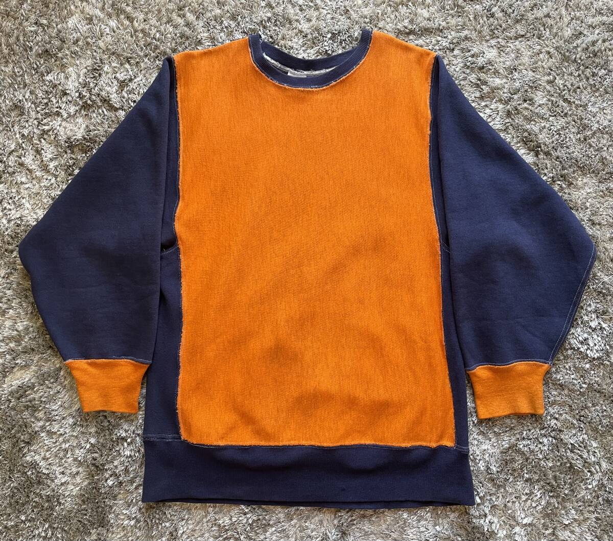 チャンピオン 90s ツートン リバースウィーブ XL 珍ピオン USA製目無し