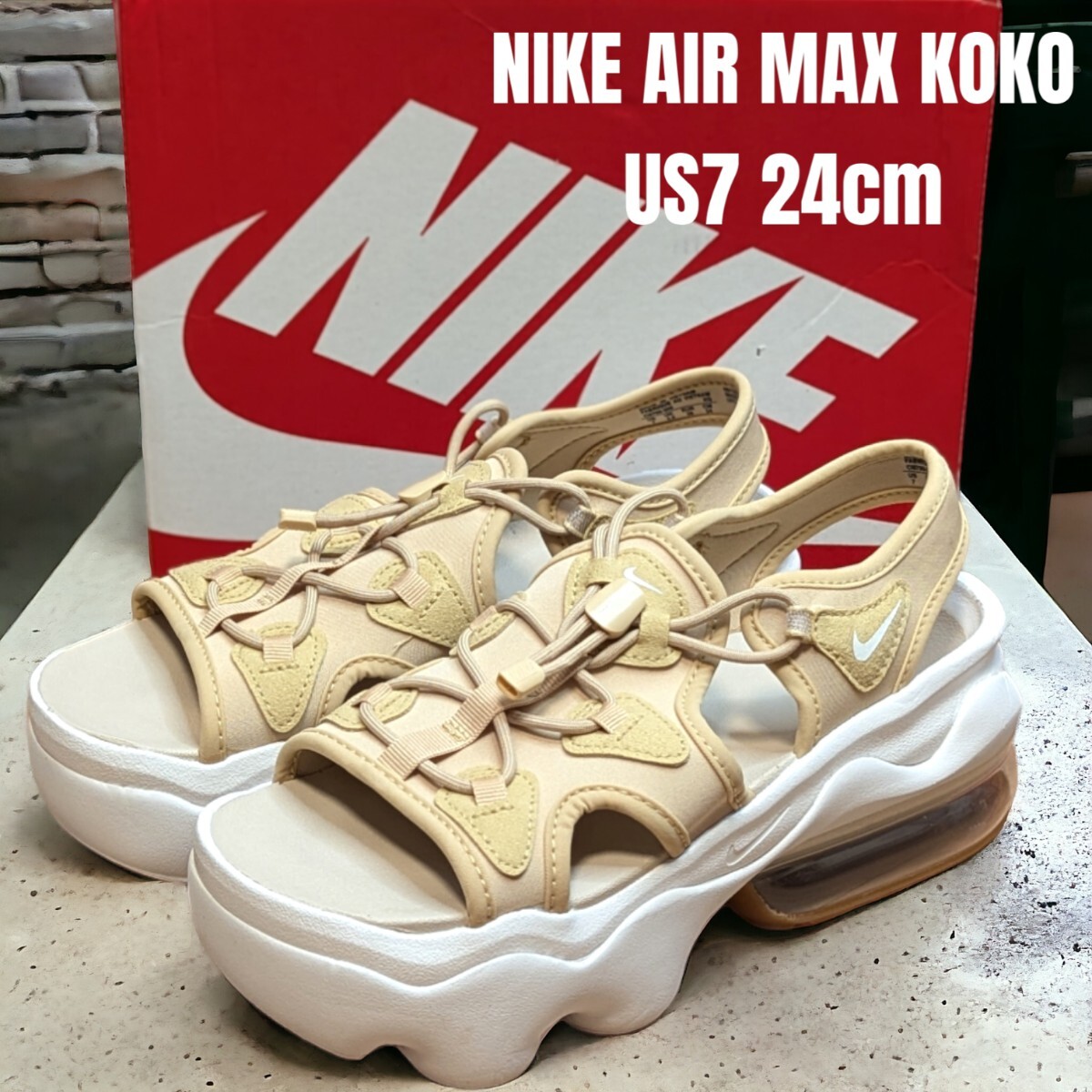 NIKE Air MAX koko 24cm ナイキエアマックスココサンダル