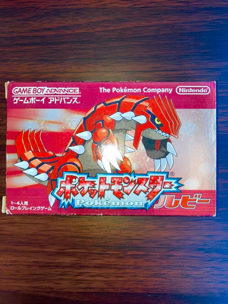 ポケモン ルビー ゲームソフト カセット ゲームボーイアドバンス GBA
