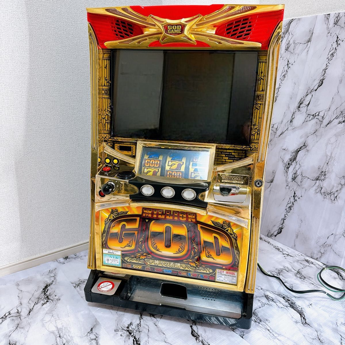 10段階設定ROM付☆ミズホ☆ミリオンゴッド～神々の系譜☆オートプレイ