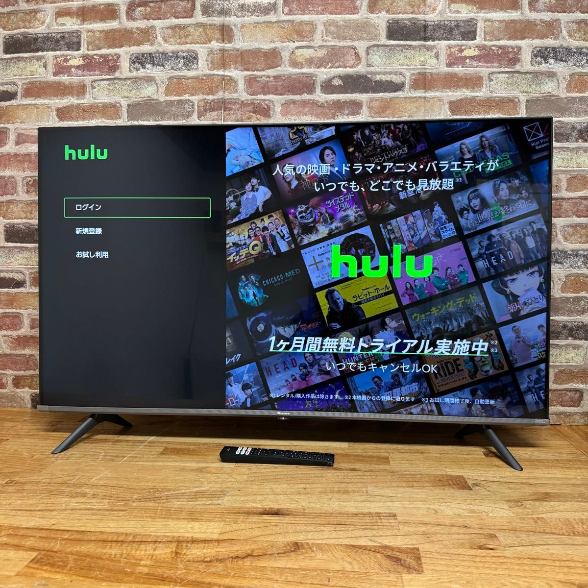 ハイセンス 50インチ 4Kチューナー内蔵 液晶テレビ 50A65G HDR10 裏