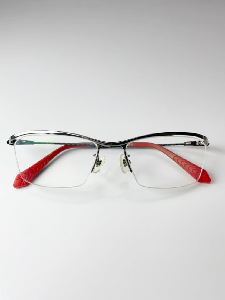 i-ATHLETE IA-439 アイアスリート スクエア型 ハーフリム ダークグレー