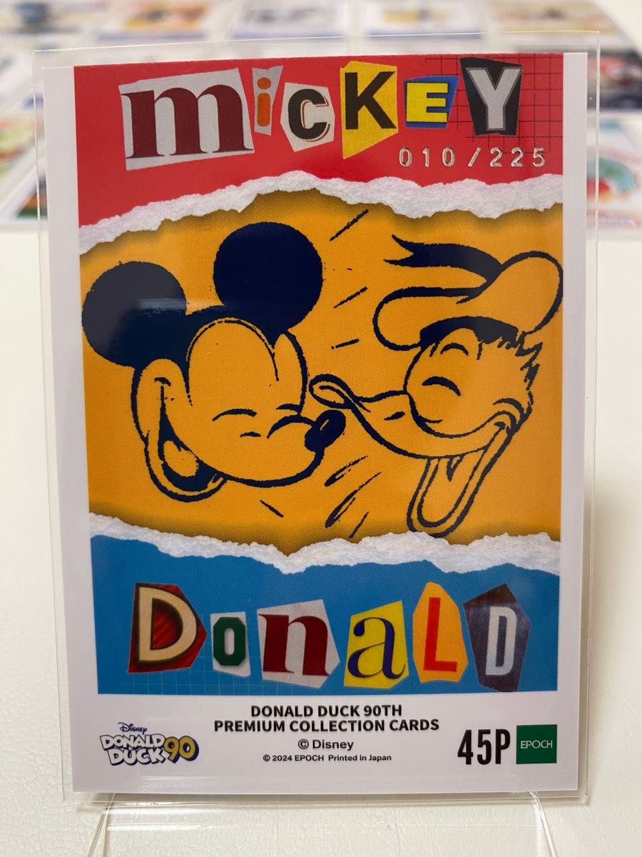 EPOCH エポック ドナルドダック90周年プレミアムコレクションカード