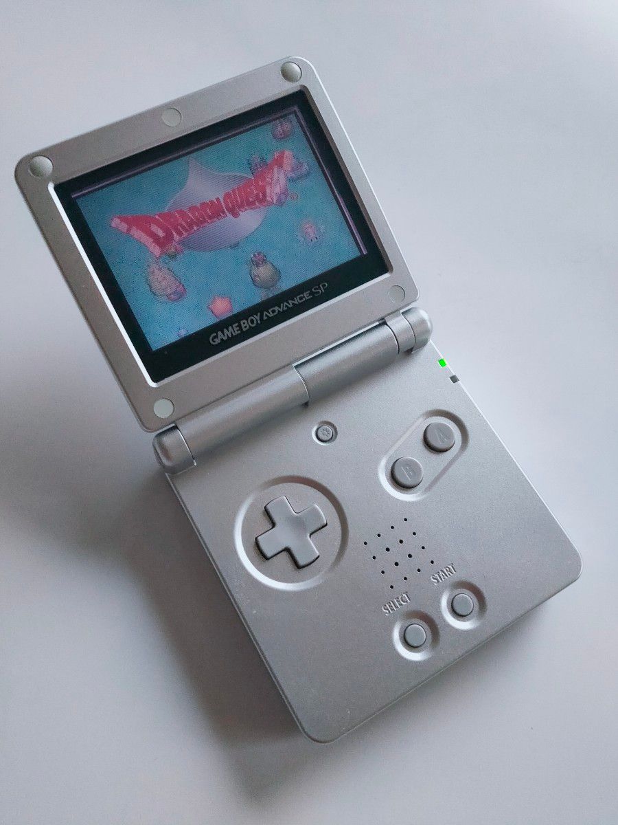 箱付】ゲームボーイアドバンスSP プラチナシルバー動作確認済GBASP