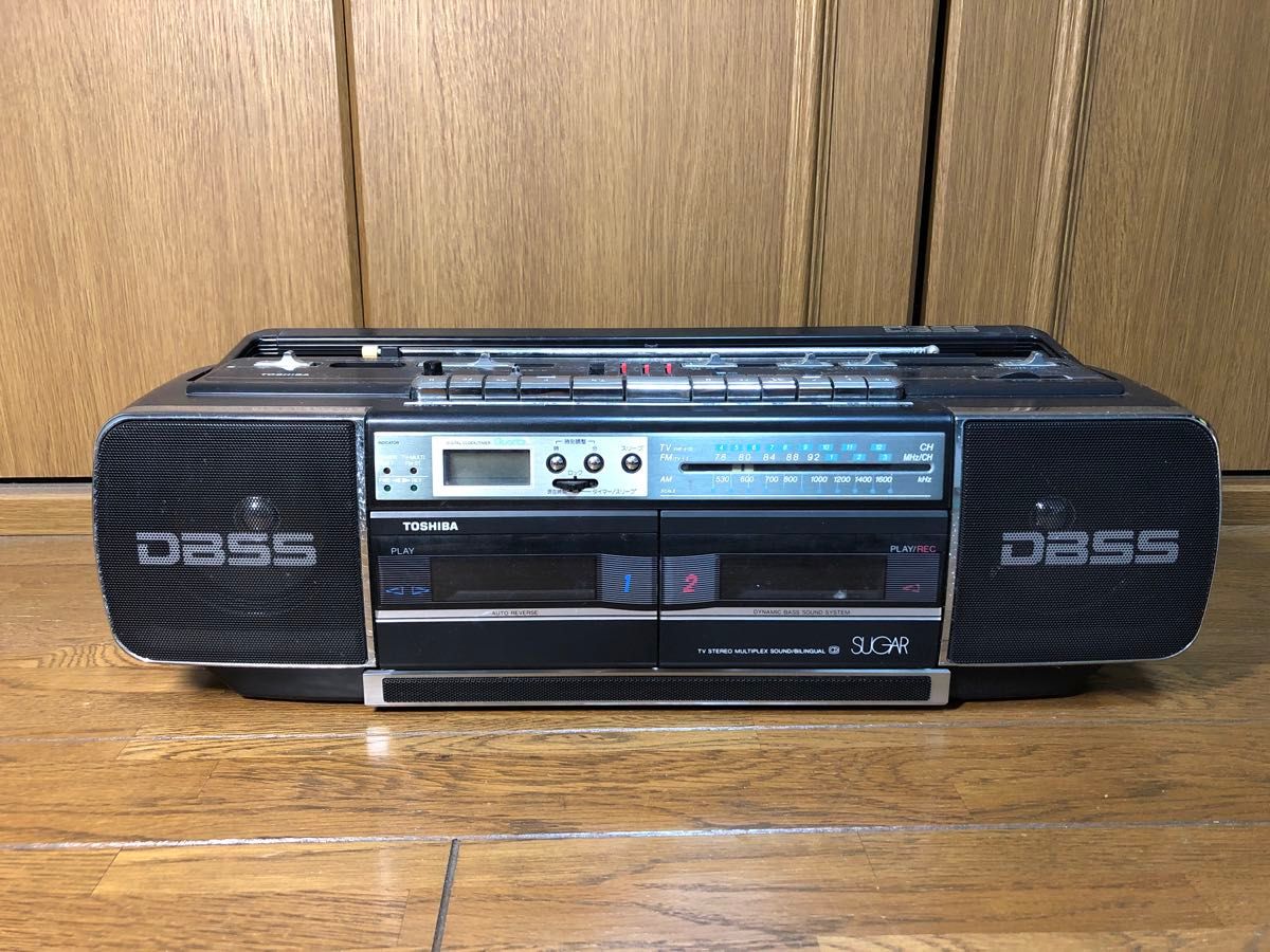 昭和レトロ】東芝 ラジカセ RT-SW600 TOSHIBA【ジャンク】｜Yahoo