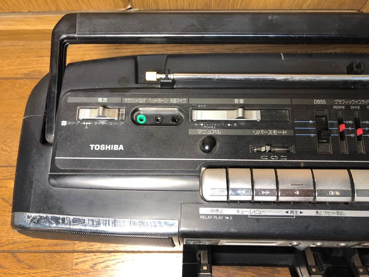 昭和レトロ】東芝 ラジカセ RT-SW600 TOSHIBA【ジャンク】｜Yahoo