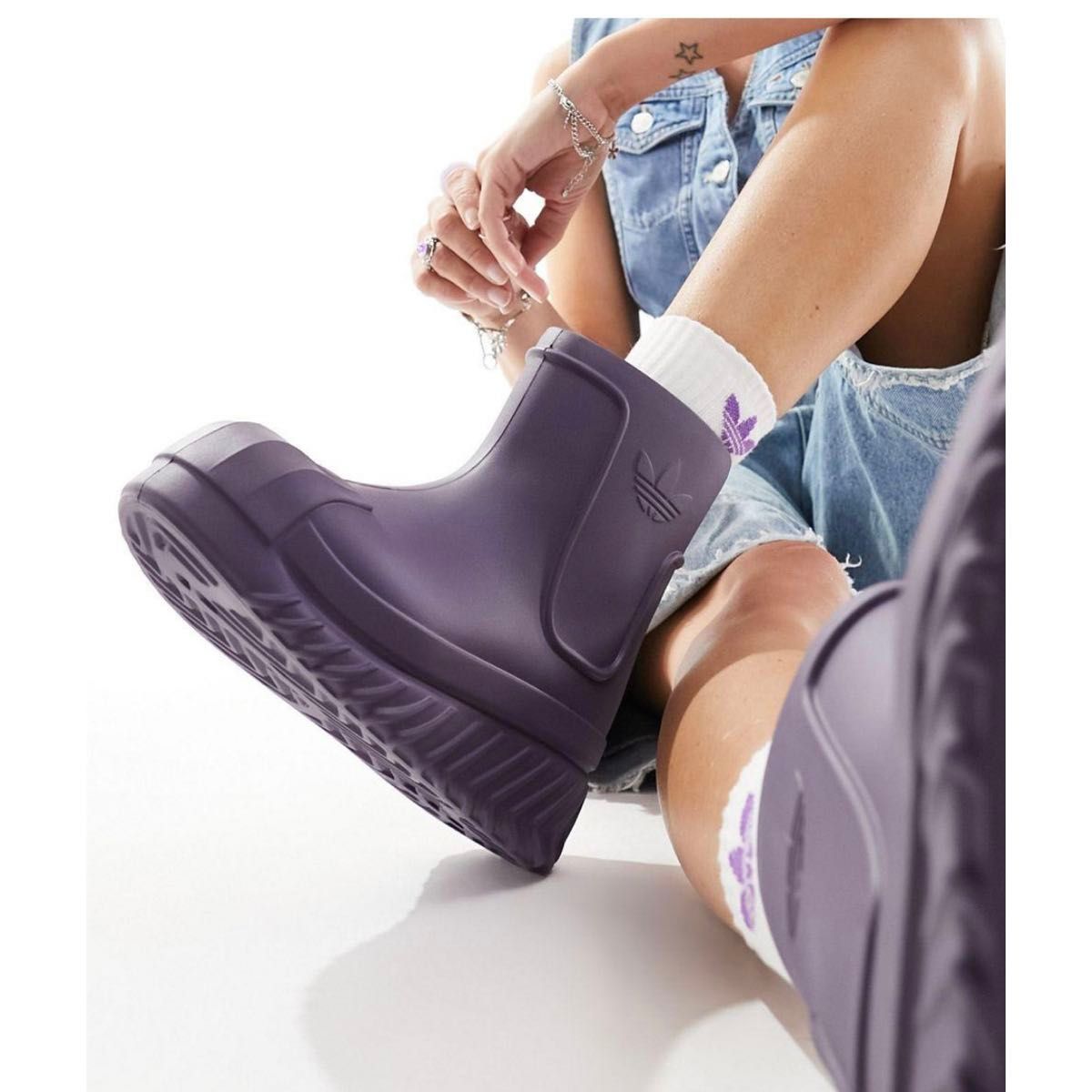 日本未発売】 アディダス レインブーツ ブーツ 長靴 韓国 SST ブーツ