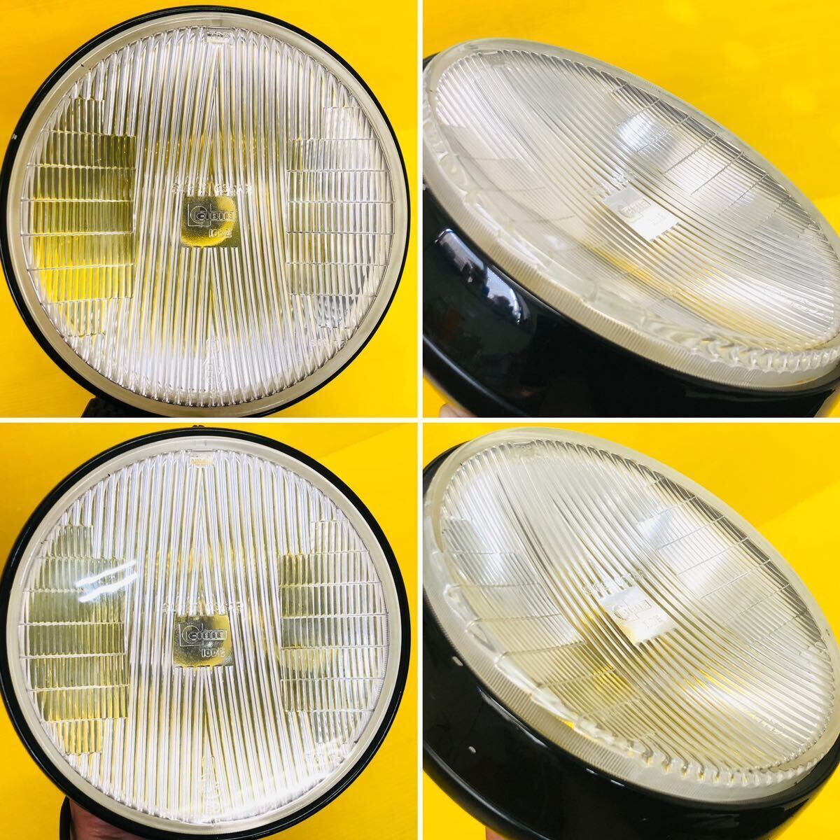 当時物 シビエ スーパーオスカー 凹み フォグ ランプ ライト 180㎜ 2個