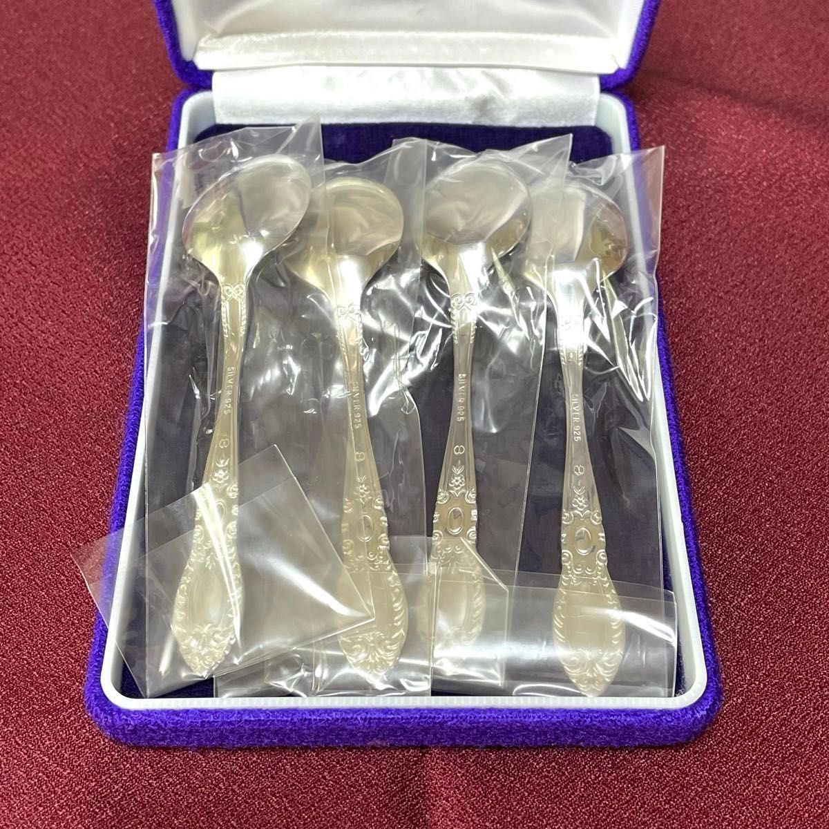 未使用》田中貴金属工業 シルバー925 スプーン4本セット 刻印あり