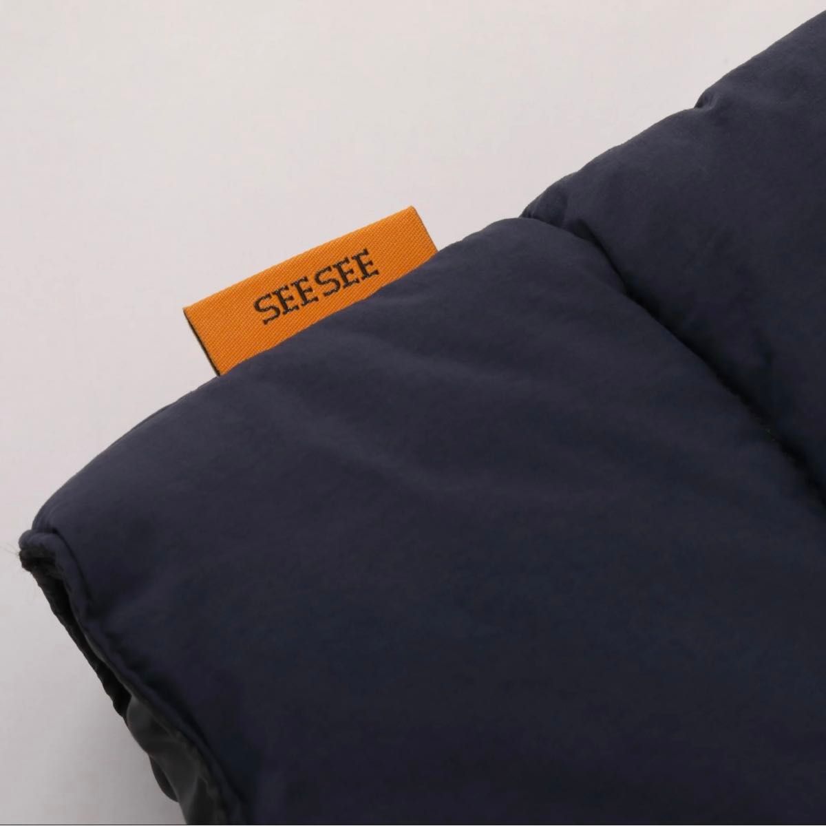 SEE SEE REVERSIBLE PUFF VEST Mサイズ ダウンベスト seesee ブラック