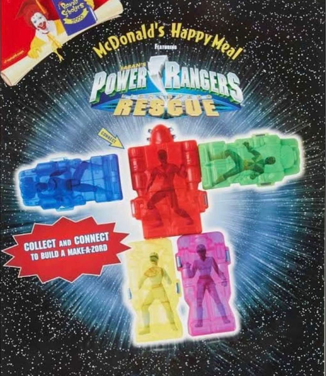 パワーレンジャー マクドナルド ミールトイ ビンテージ ヴィンテージ