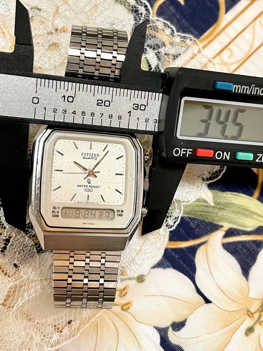 限定特価品 ランクD/稼働品]ヴィンテージ CITIZEN シチズン アナデジ