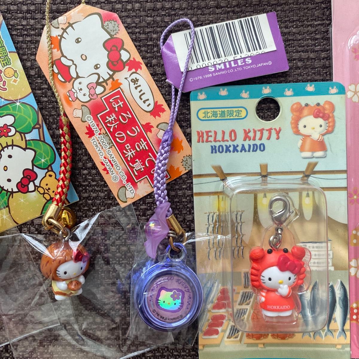 ハローキティご当地キティ サンリオ グッズセット 根付ストラップ