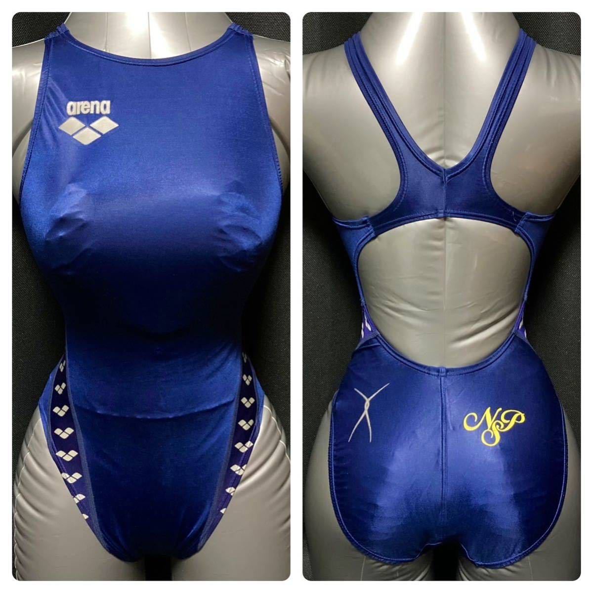 Yahoo!オークション - 【美品】NSP 選手用 ハイカット 競泳水着 Lサイ