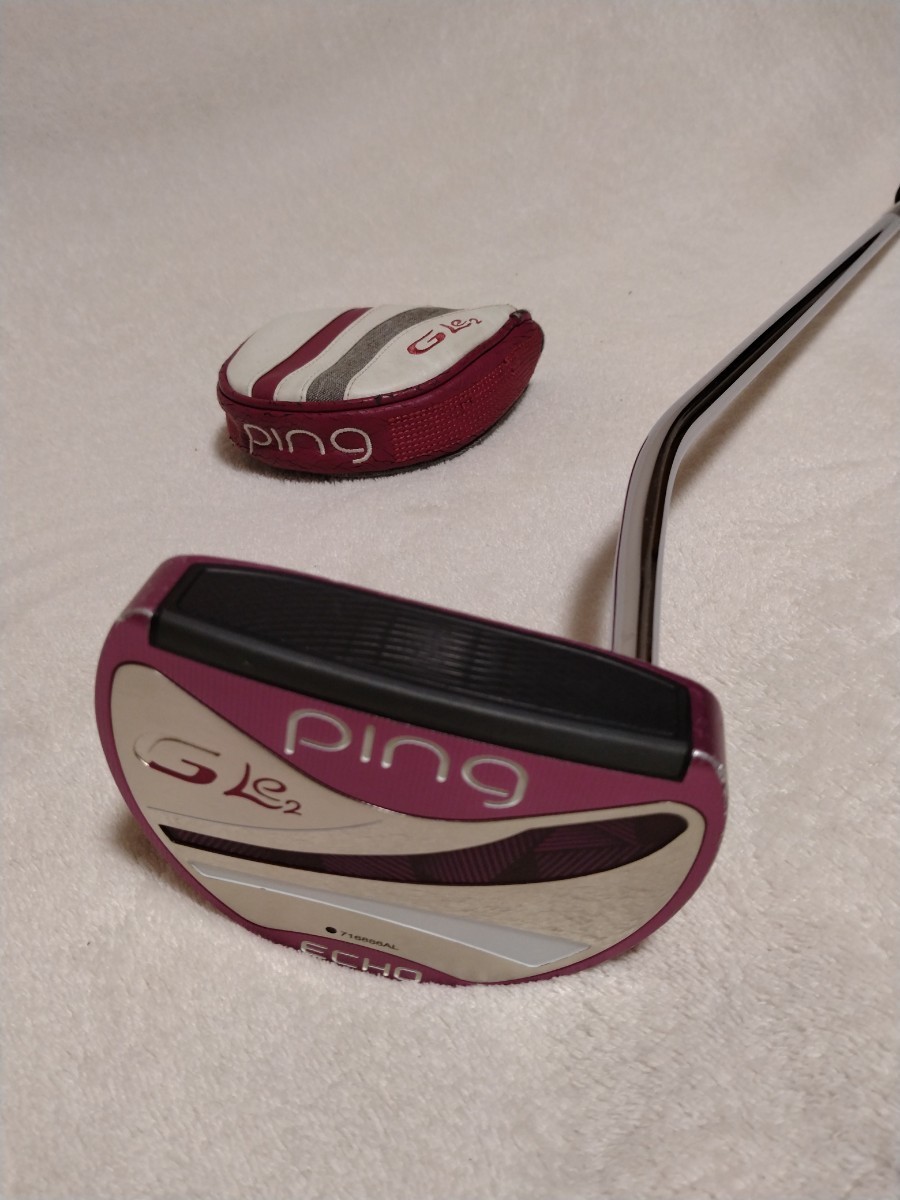 送料無料 PING GLe2 ECHO パター レディース 中古 長さ調節可能(専用