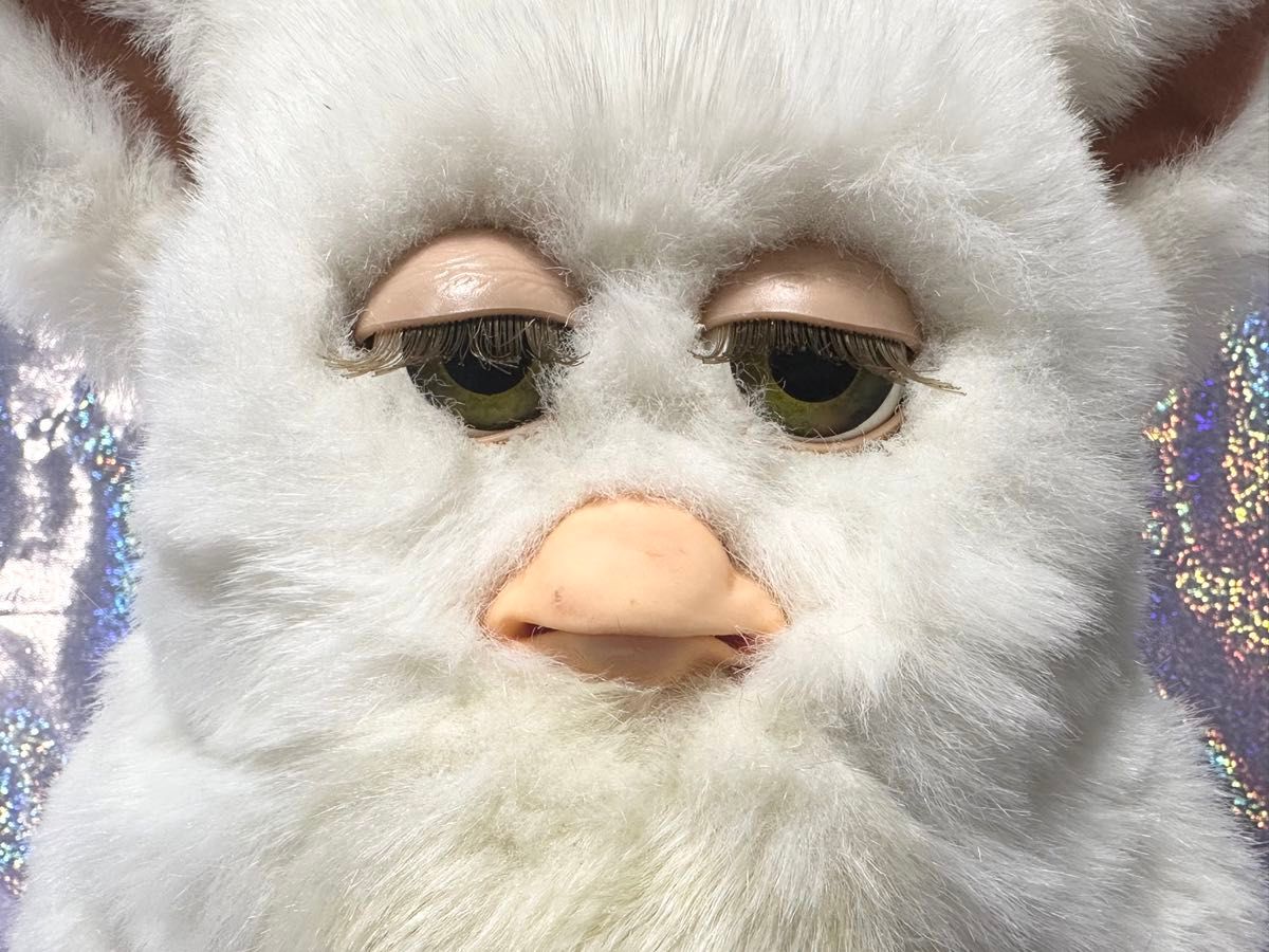 ファービー2 シュガースノー 白×オリーブ目② ホワイト×オリーブアイ