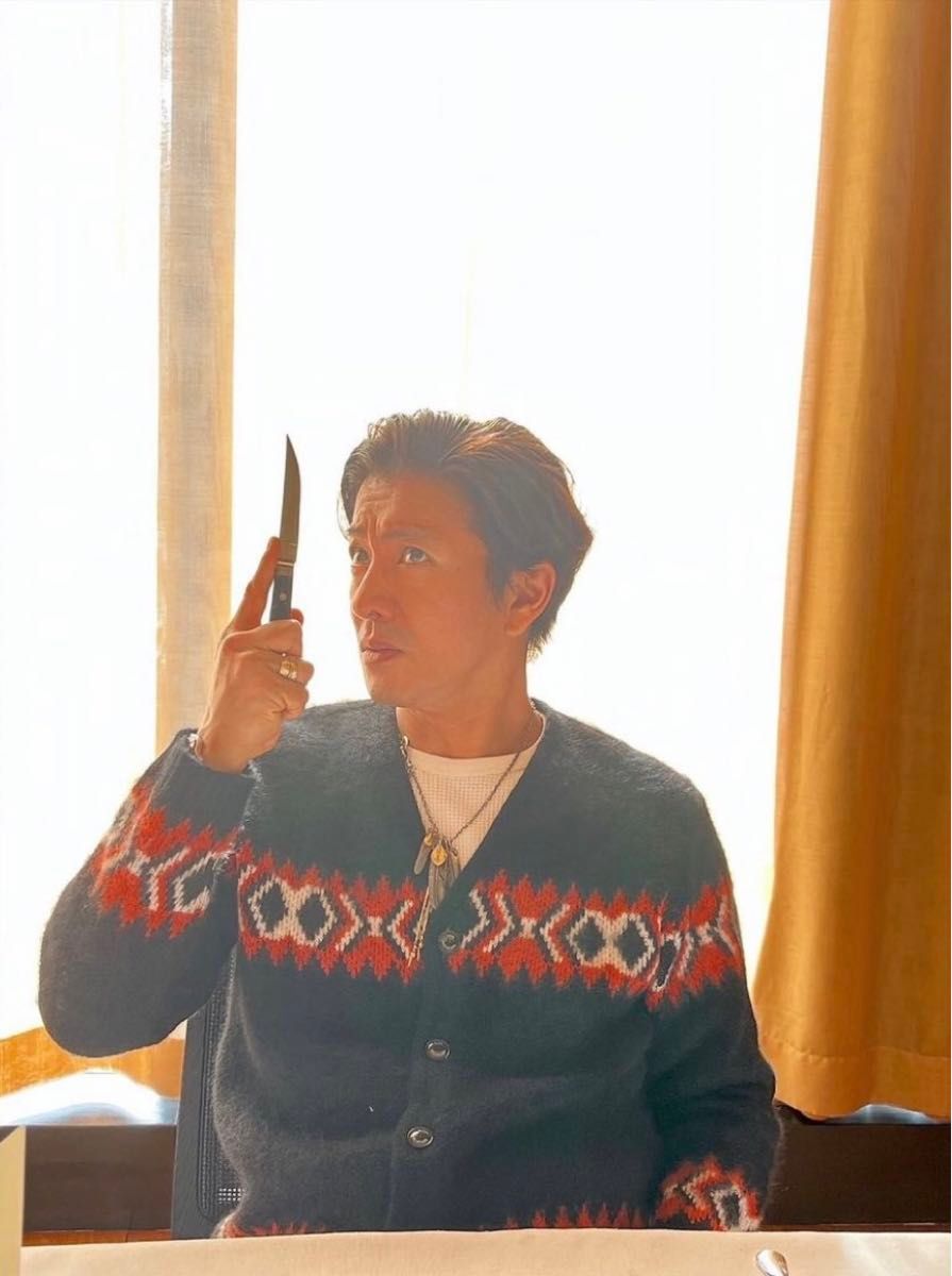 RATS NATIVE MOHAIR KNIT CARDIGAN Lサイズ キムタク 木村拓哉 モヘア