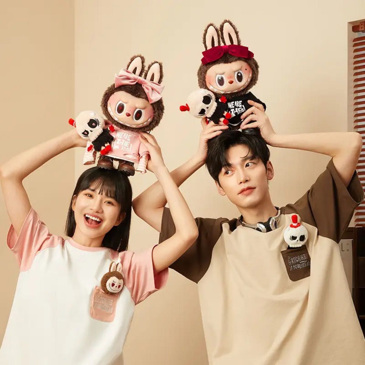 Popmart LABUBU バレンタイン限定 黒服のみ ぬいぐるみ｜Yahoo!フリマ