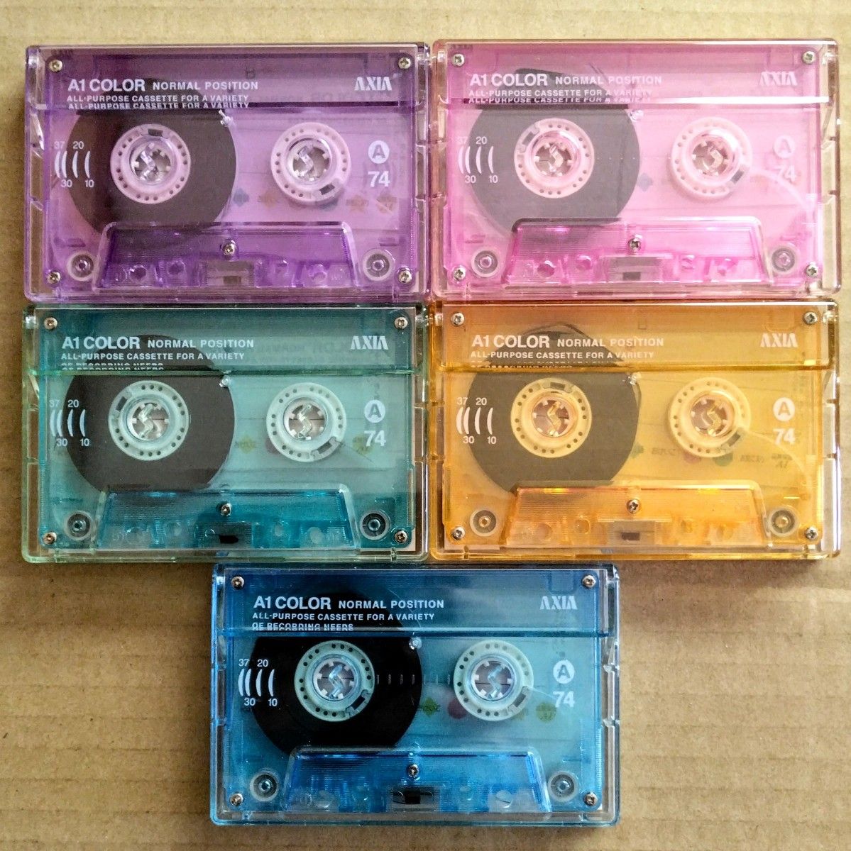 カセットテープ 新品未使用 74分 5巻 ／ AXIA 富士写真フイルム｜Yahoo