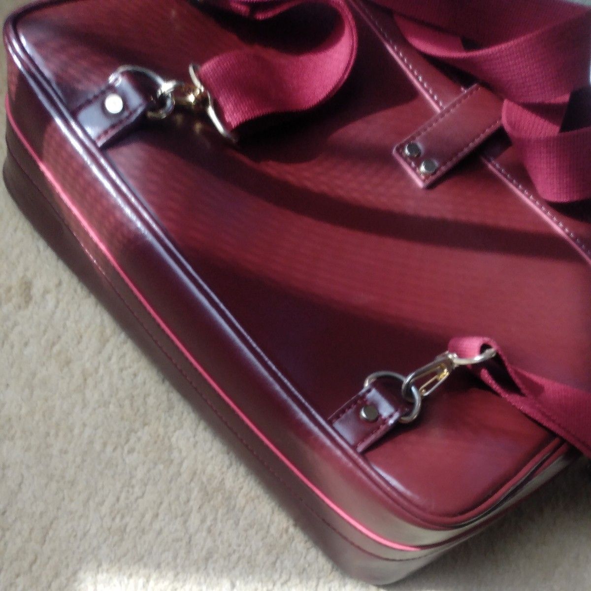 就実高校 通学用カバン(ショルダーベルト付き)｜Yahoo!フリマ（旧