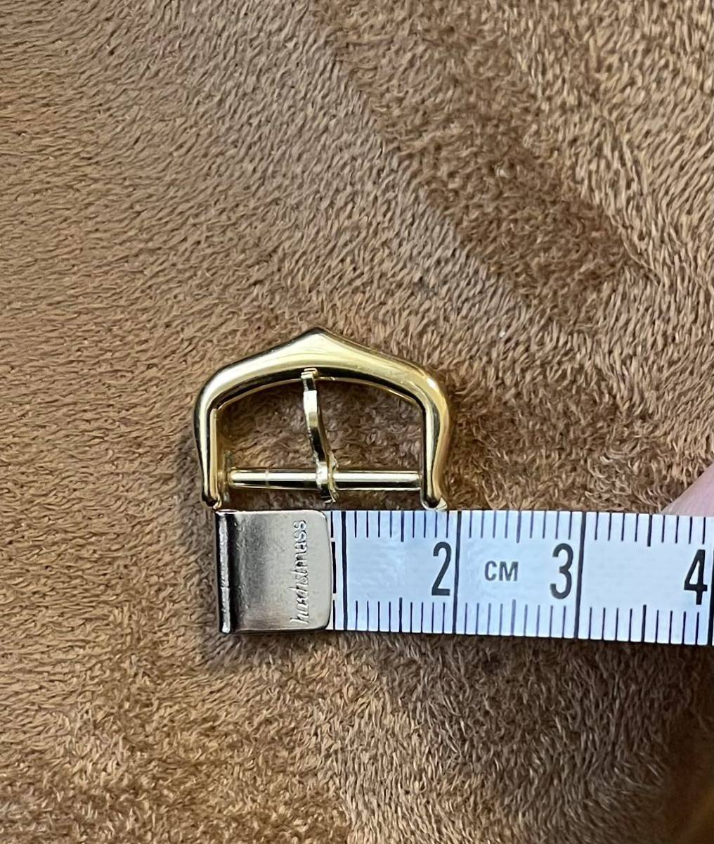 16mm カルティエ Dバックル 尾錠 ベルト 時計 腕時計 ゴールド cartier