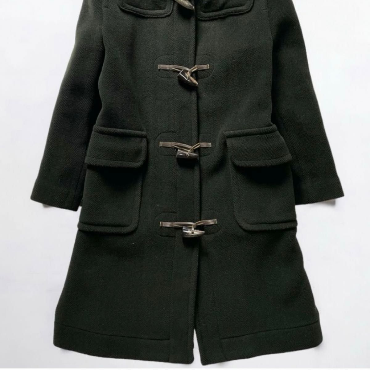 MONTGOMERYモンゴメリー ムーアブルック ヘリンボーンダッフルコート L