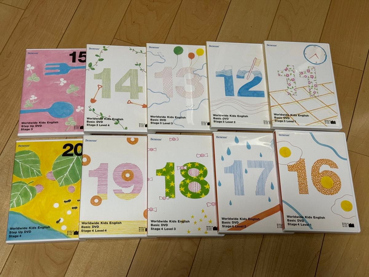 ワールドワイドキッズ ベネッセ WORLD WIDE KIDS DVD STAGE1〜6 全30巻