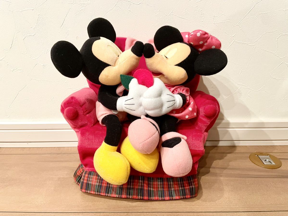 送料無料 レア品 ミッキー&ミニー カップル ゆらゆら揺れるぬいぐるみ