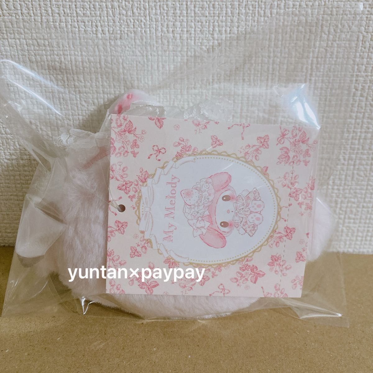 マイメロディ フェイス形ポーチ 白いちごのティータイム sanrio