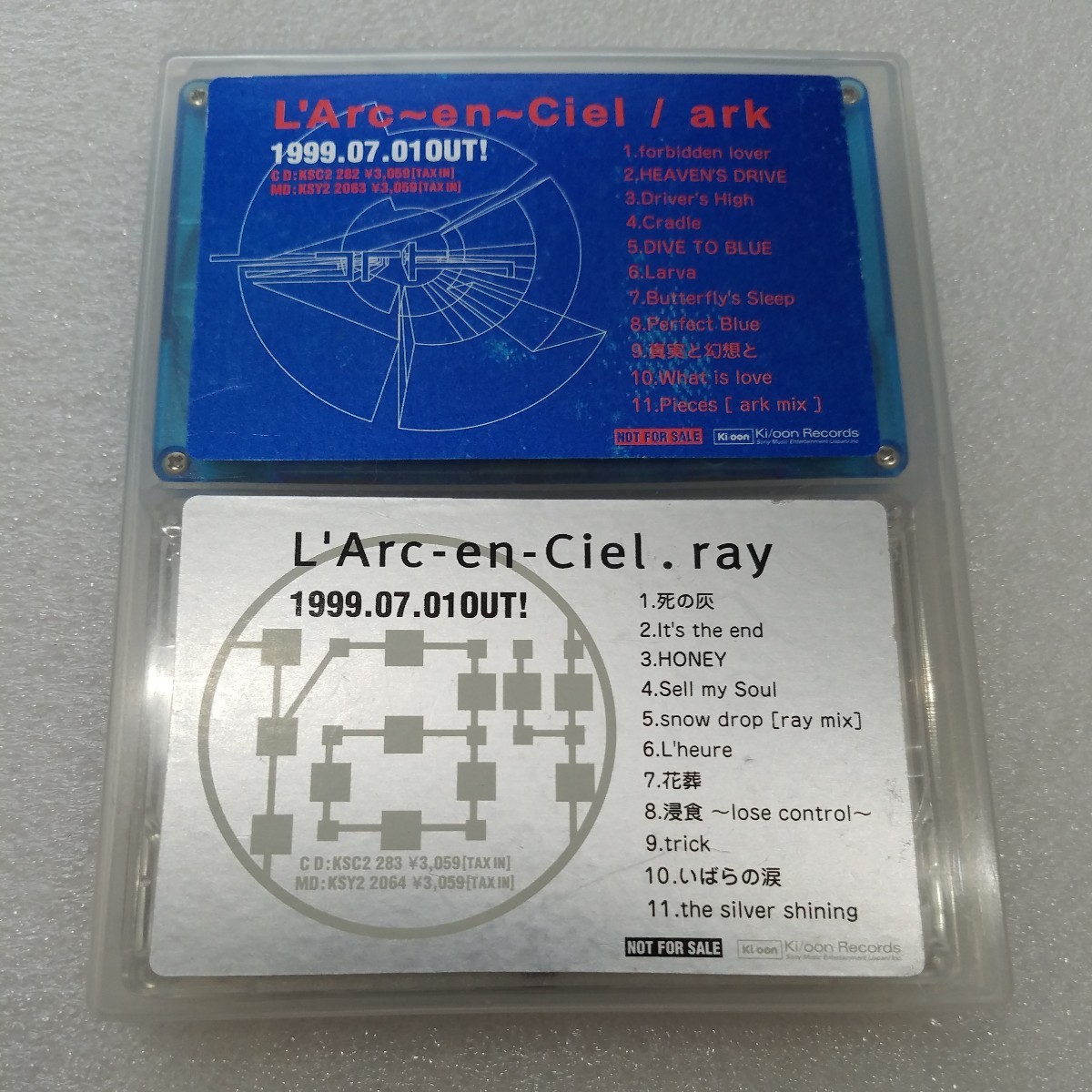 送料無料【非売品】L'Arc~en~Ciel プロモ盤 カセット テープ ark/ray