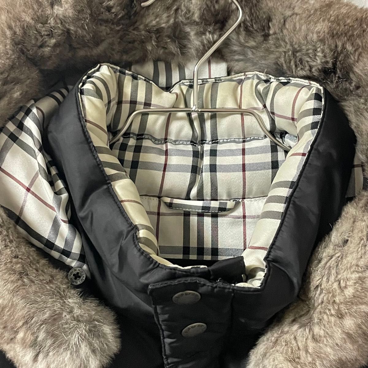 BURBERRY バーバリーブラックレーベル ダウンジャケット 刺繍ロゴ ノバ