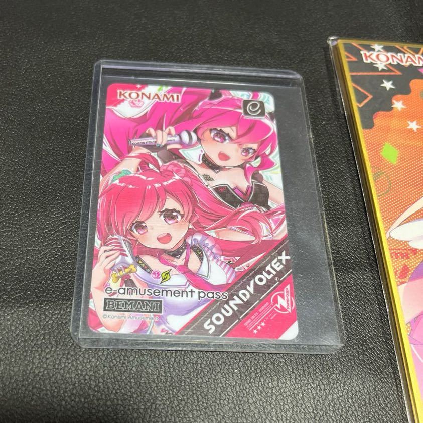 SOUND VOLTEX EXCEED GEAR オリジナルミニ色紙 レイシス & e-amusement
