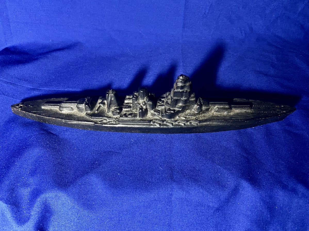 Yahoo!オークション - 希少 実物艦材使用 戦艦陸奥 引き揚げ記念文鎮