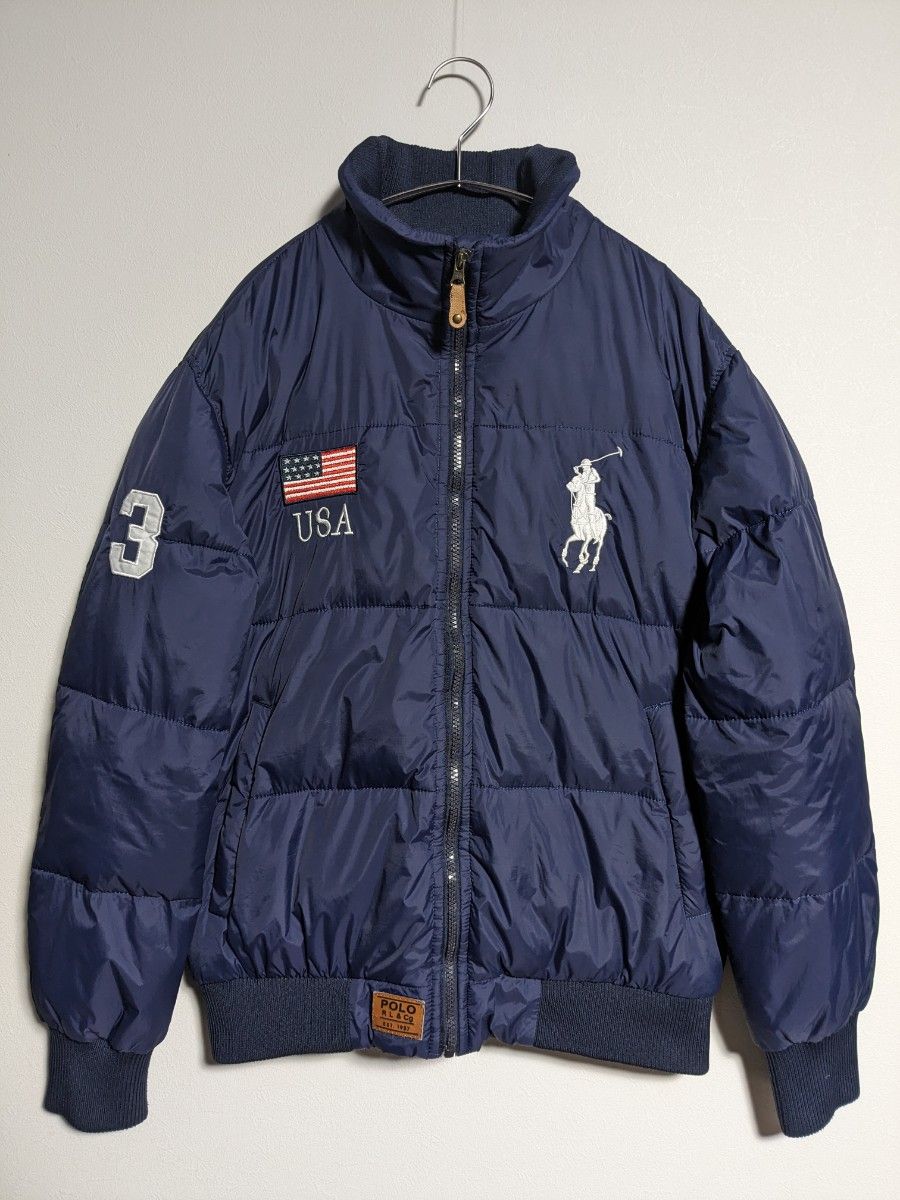 入手困難品 大人気 ポロラルフローレン ビッグポニー 刺繍 USA ダウン