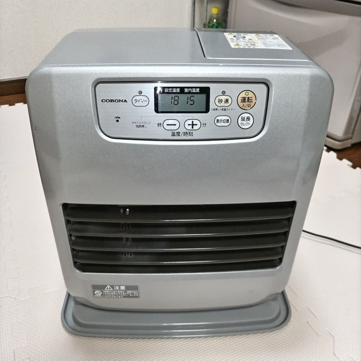 値下げ 美品 コロナ CORONA 石油ファンヒーター FH-G3215Y シルバー