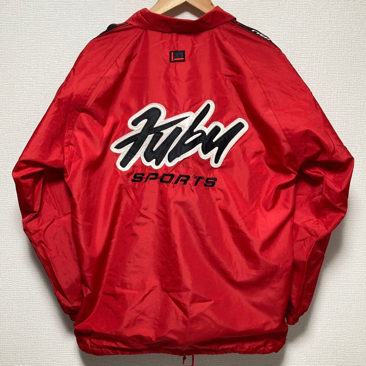 90s FUBU セットアップ ナイロンジャケット フブ ヴィンテージ 上下 赤