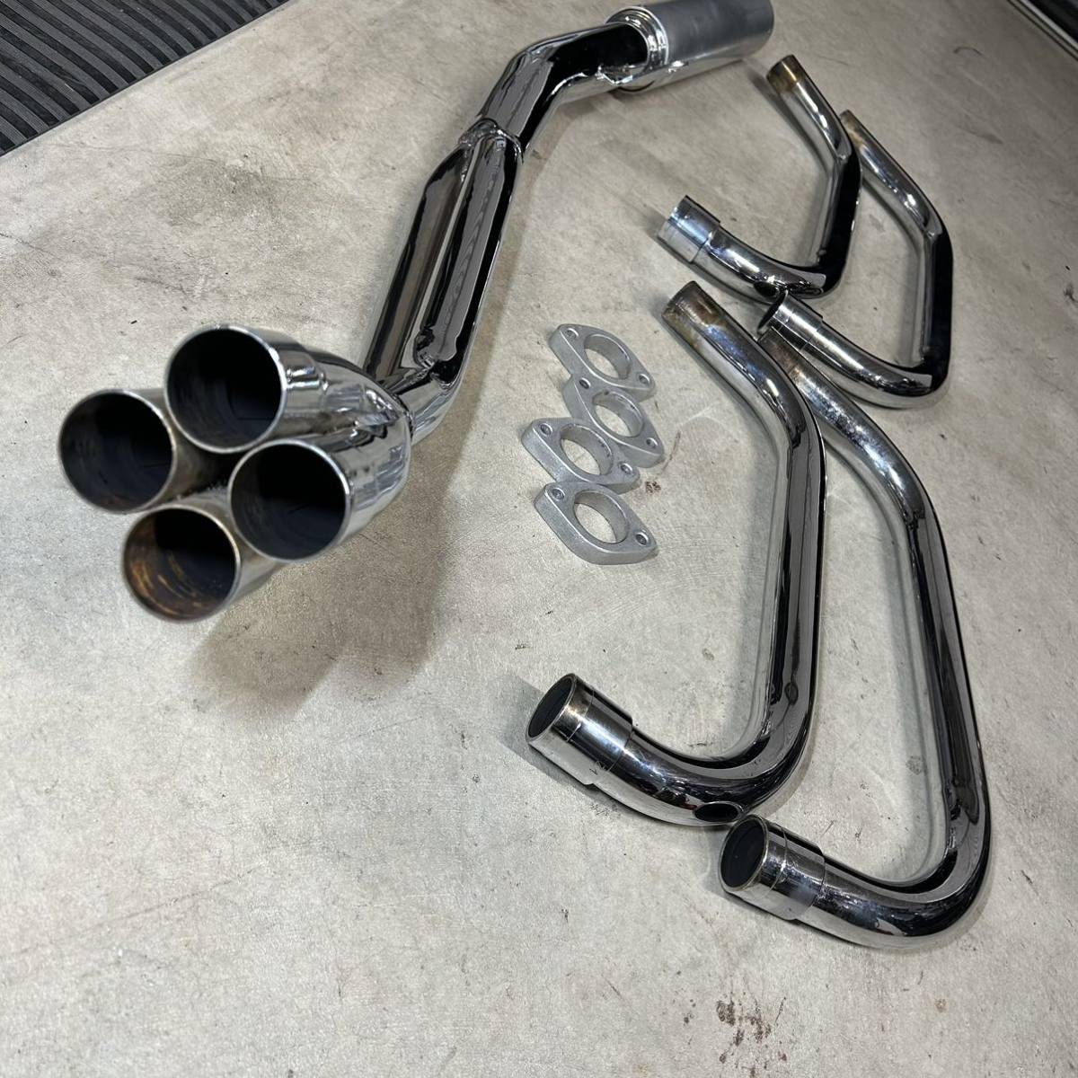 送料無料 ゼファー400/ゼファーχ ゼットファーザー製 コブラツイスト管