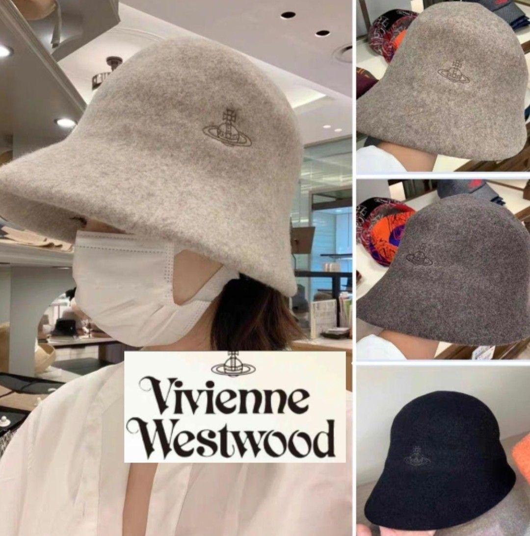新品 Vivienne Westwood バスク クロッシェ モカブラウン ハット 帽子