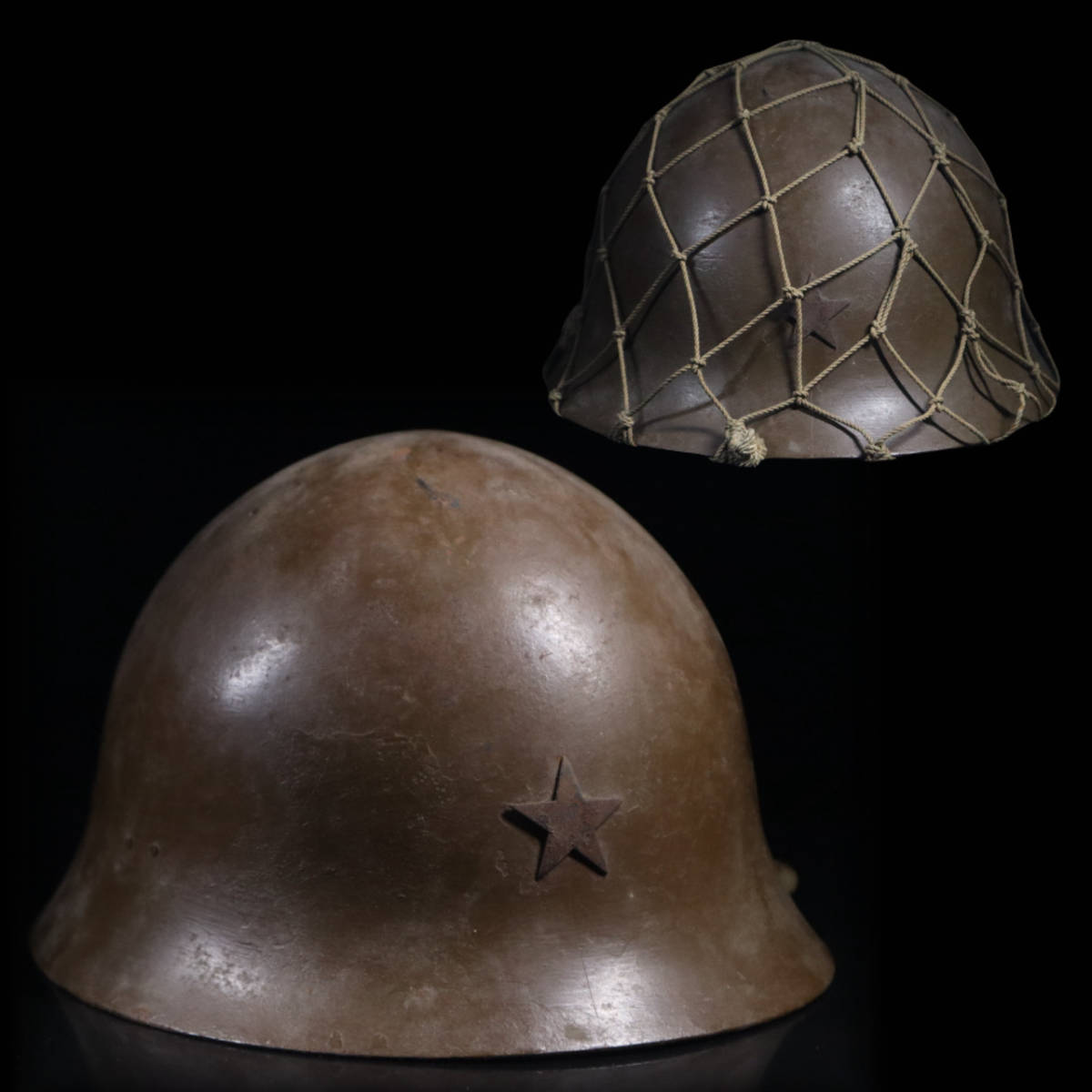 ⭐*⭐様 ヴィンテージ 満蒙皇軍兜盃 大日本帝国 旧日本軍 ヘルメット型