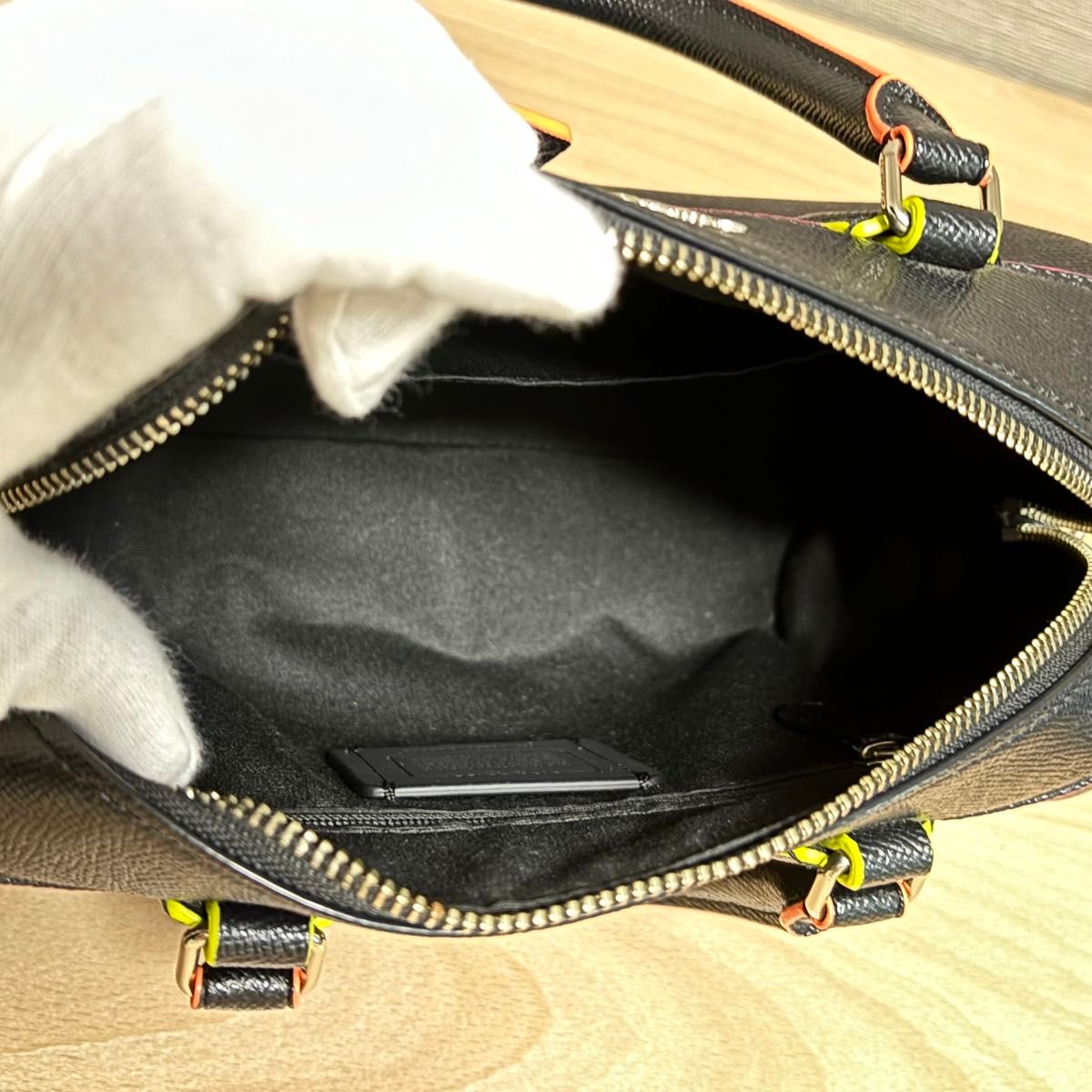 極美品】 COACH コーチ ミニベネット サッチェル 2WAY ミニボストン