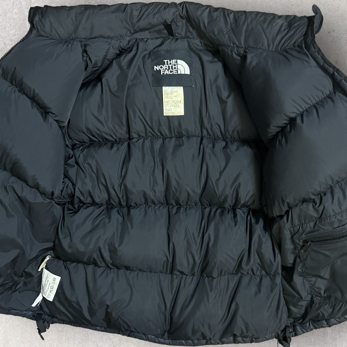THE NORTH FACE ノースフェイス 90s ロゴ刺繍 ヌプシ ダウンジャケット