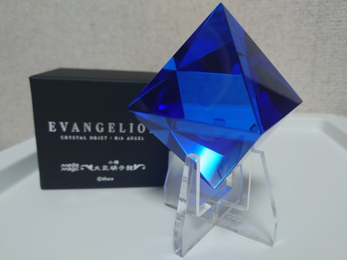 エヴァンゲリオン ラミエル クリスタルオブジェ 第6の使徒 大正硝子館