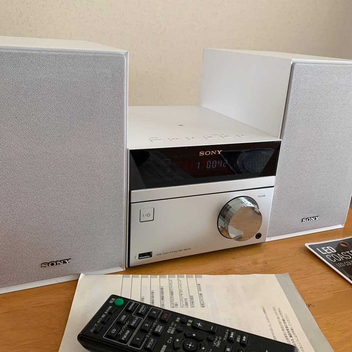 SONY ホームオーディオシステム(CMT-SBT40)2020年製(超美品)おまけ付き