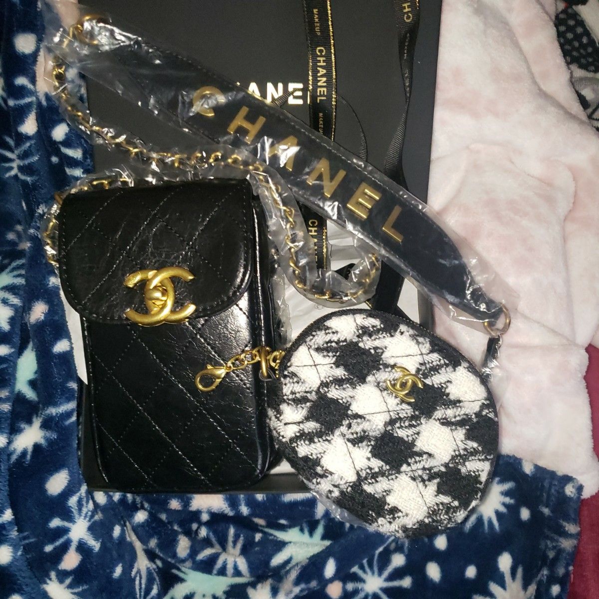 シャネルノベルティスマホショルダーバッグ ポーチ｜Yahoo!フリマ（旧